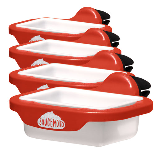 Saucemoto Dip Clip | Car Sauce Holder for Ketchup and Dipping sauces. No  More Dry Fries or sauceless Nuggets. As seen on Shark Tank (2 Count Pack
